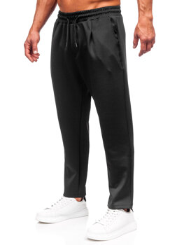 Czarne spodnie męskie Denley 6174