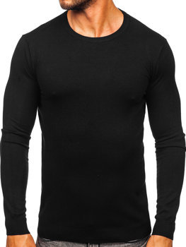 Czarny sweter męski Denley MMB602