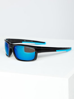 Niebieskie okulary przeciwsłoneczne Denley MIAMI7