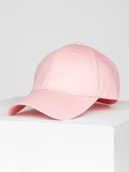 Różowa czapka z daszkiem Denley CZ04