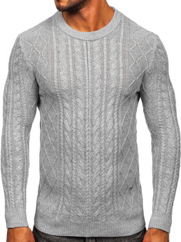 Szary sweter męski Denley MM6010