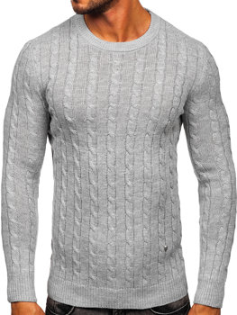 Szary sweter męski Denley MM6021
