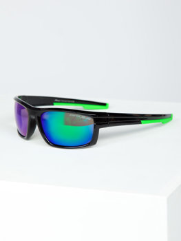 Zielone okulary przeciwsłoneczne Denley MIAMI7