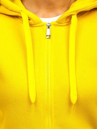 Bluza damska z kapturem żółta Denley W03