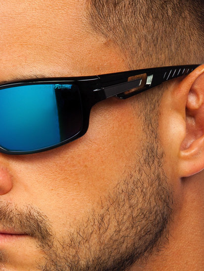Niebieskie okulary przeciwsłoneczne Denley MIAMI8