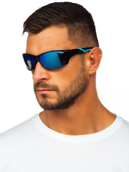 Niebieskie okulary przeciwsłoneczne Denley MIAMI9